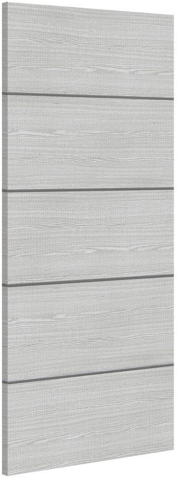 Deanta Flush Light Grey Ash Horizontal Inlay FD30 6mm Lipping FSC® Internal Fire Door - Image 2