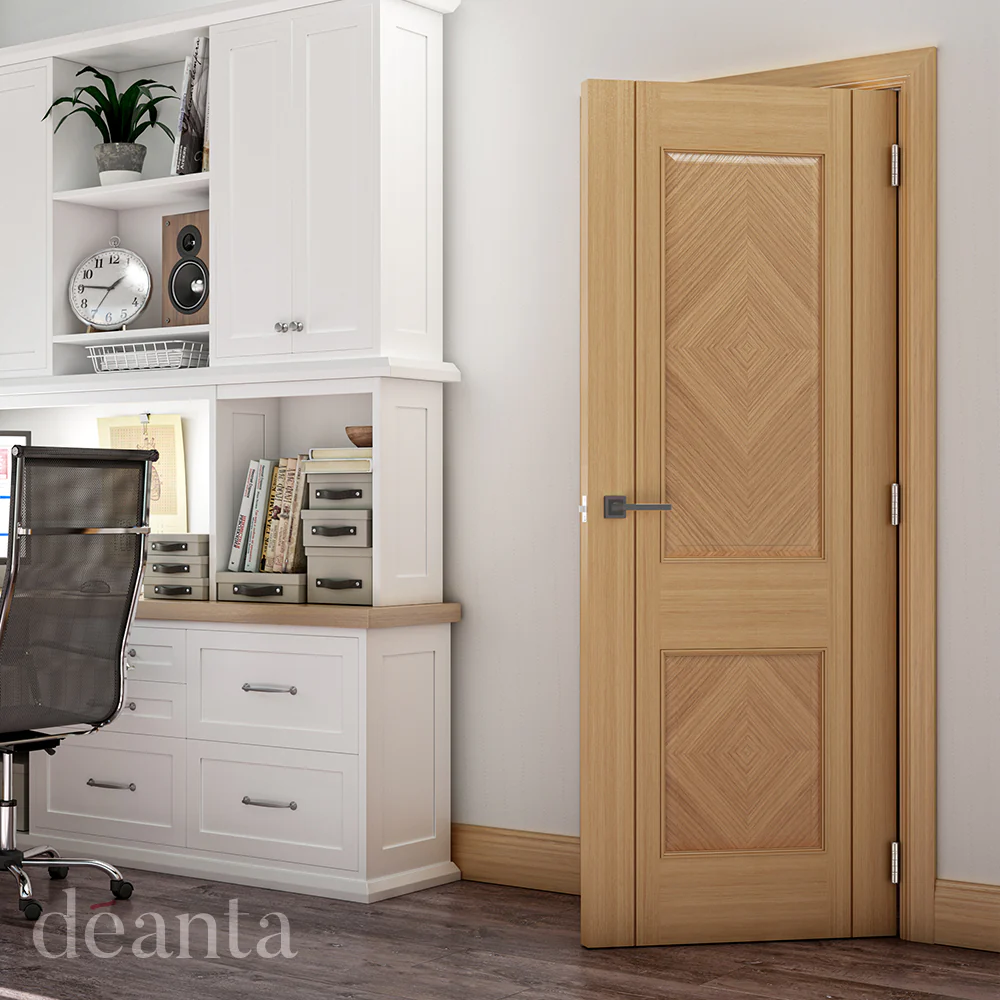 Deanta Kensington Prefinished Oak FD30 FSC® Internal Fire Door - Image 3