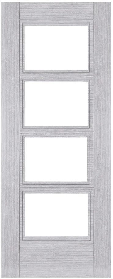 Deanta Montreal Light Grey Ash Glazed FD30 FSC® Internal Fire Door