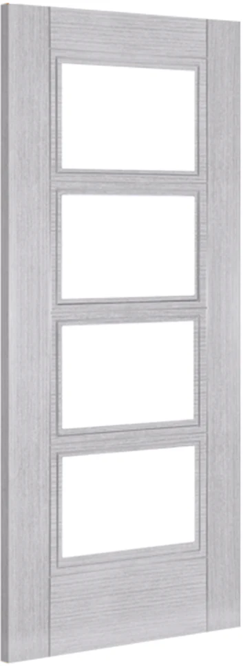 Deanta Montreal Light Grey Ash Glazed FD30 FSC® Internal Fire Door - Image 2