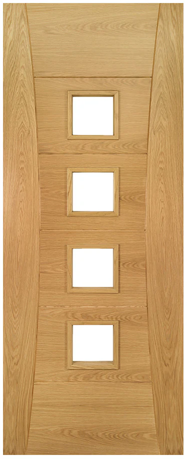 Deanta Pamplona Prefinished Oak Glazed FD30 FSC® Internal Fire Door