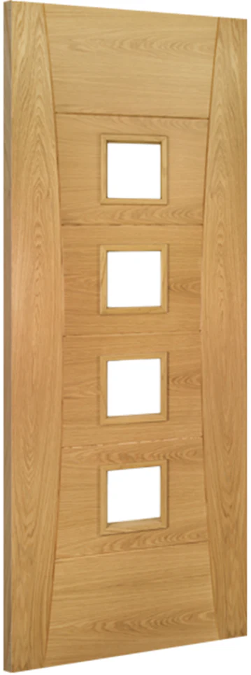 Deanta Pamplona Prefinished Oak Glazed FD30 FSC® Internal Fire Door - Image 2