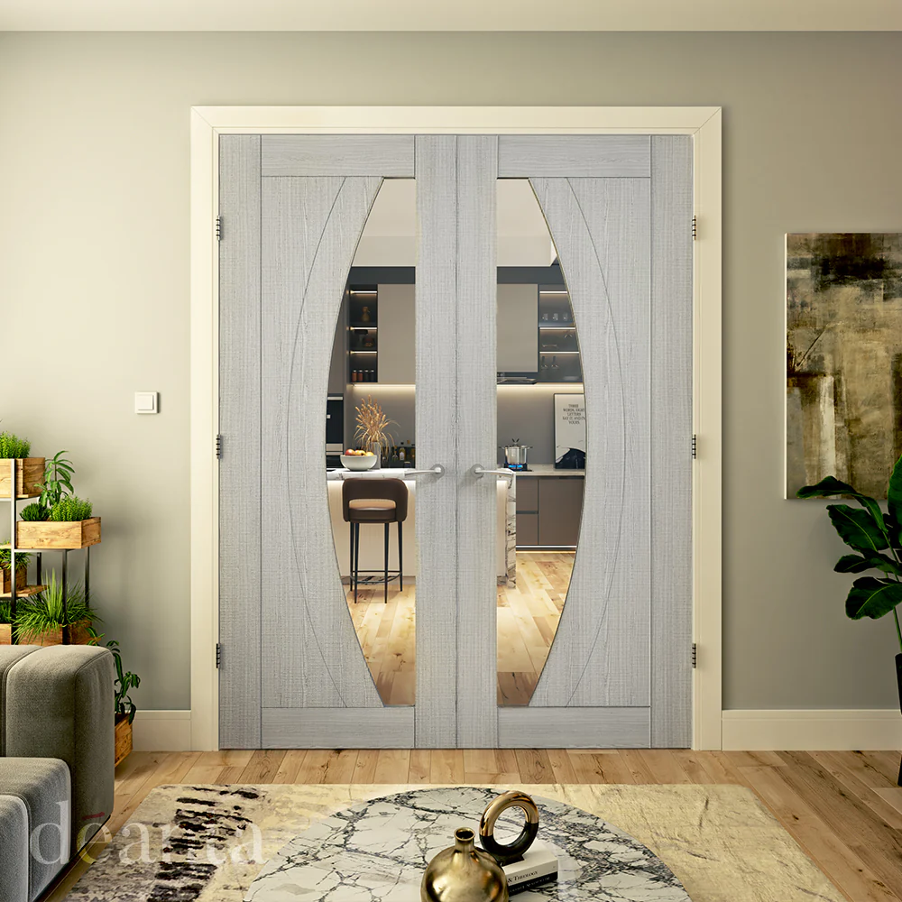 Deanta Ravello Light Grey Ash Glazed FSC® Internal Door - Image 3