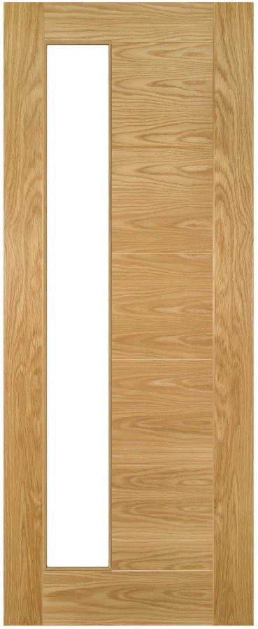 Deanta Seville Oak 1 Side Light Glazed FSC® Internal Door