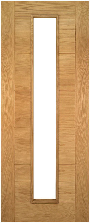 Deanta Seville Prefinished Oak Glazed 1L FD30 FSC® Internal Fire Door
