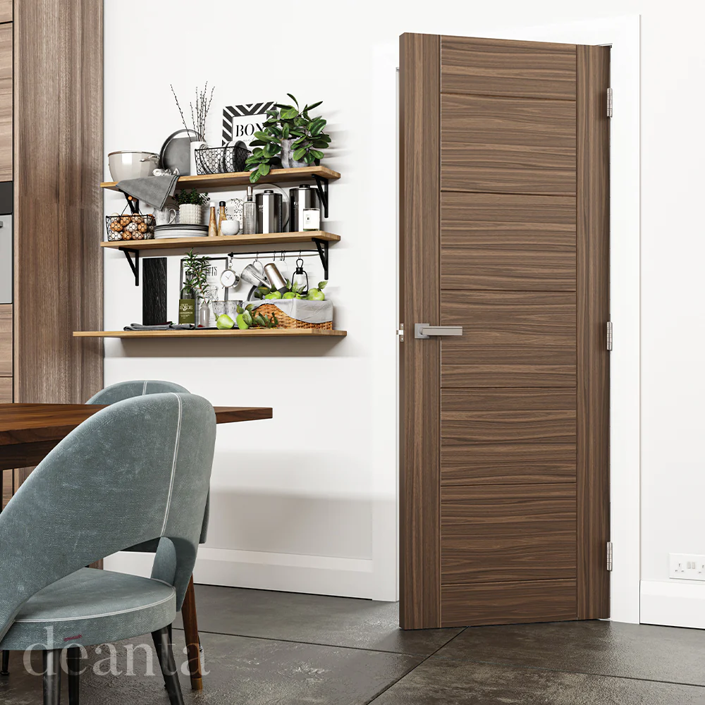 Deanta Seville Prefinished Walnut FD30 FSC® Internal Fire Door - Image 3