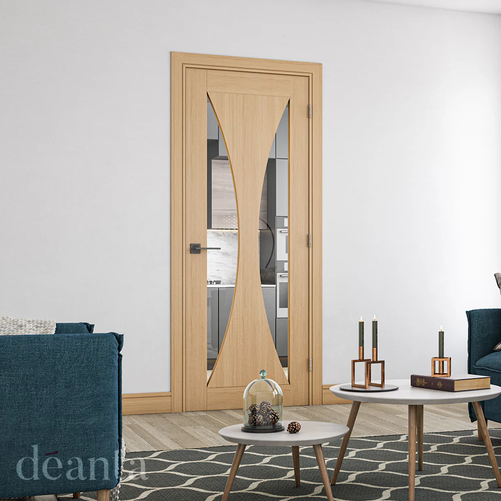 Deanta Sorrento Prefinished Oak Glazed FSC® Internal Door - Image 3