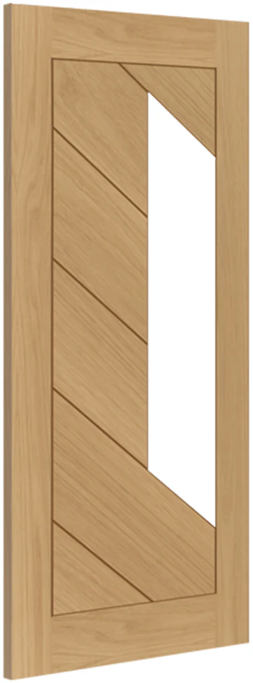 Deanta Torino Prefinished Oak Glazed FD30 FSC® Internal Door - Image 2