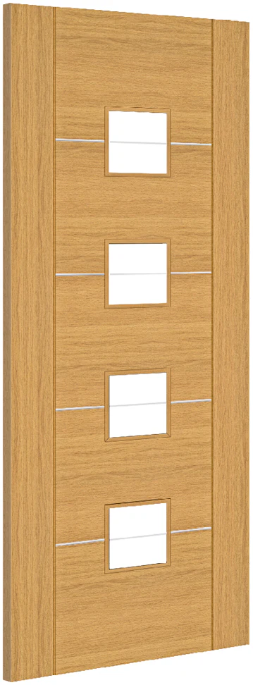 Deanta Valencia Prefinished Oak Glazed FSC® Internal Door - Image 2