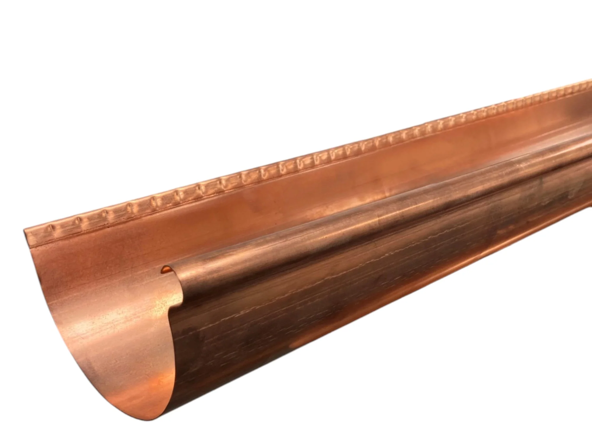 Copper Half Round Gutter 2400mm