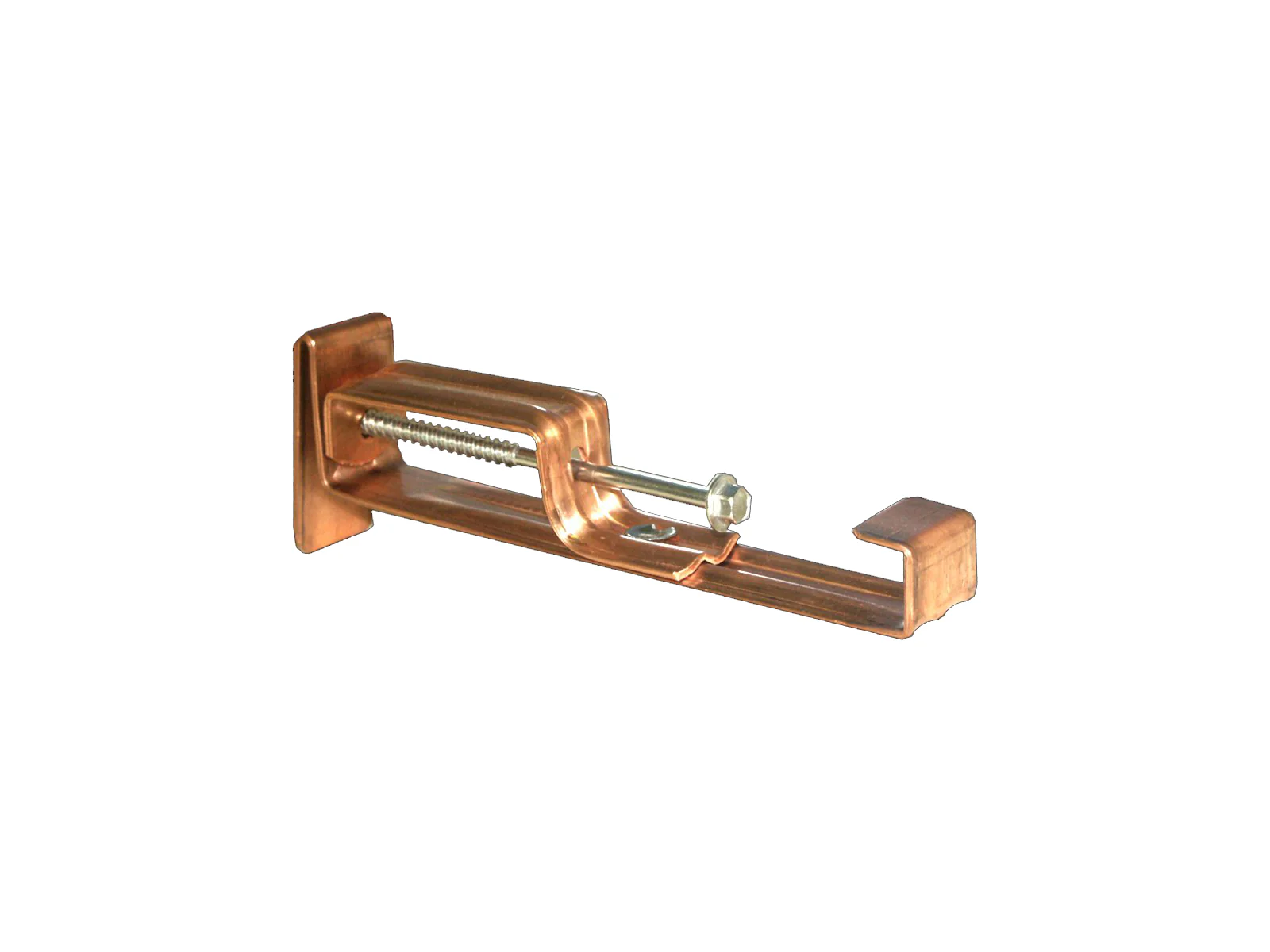 Copper Half Round Internal Bracket 125mm