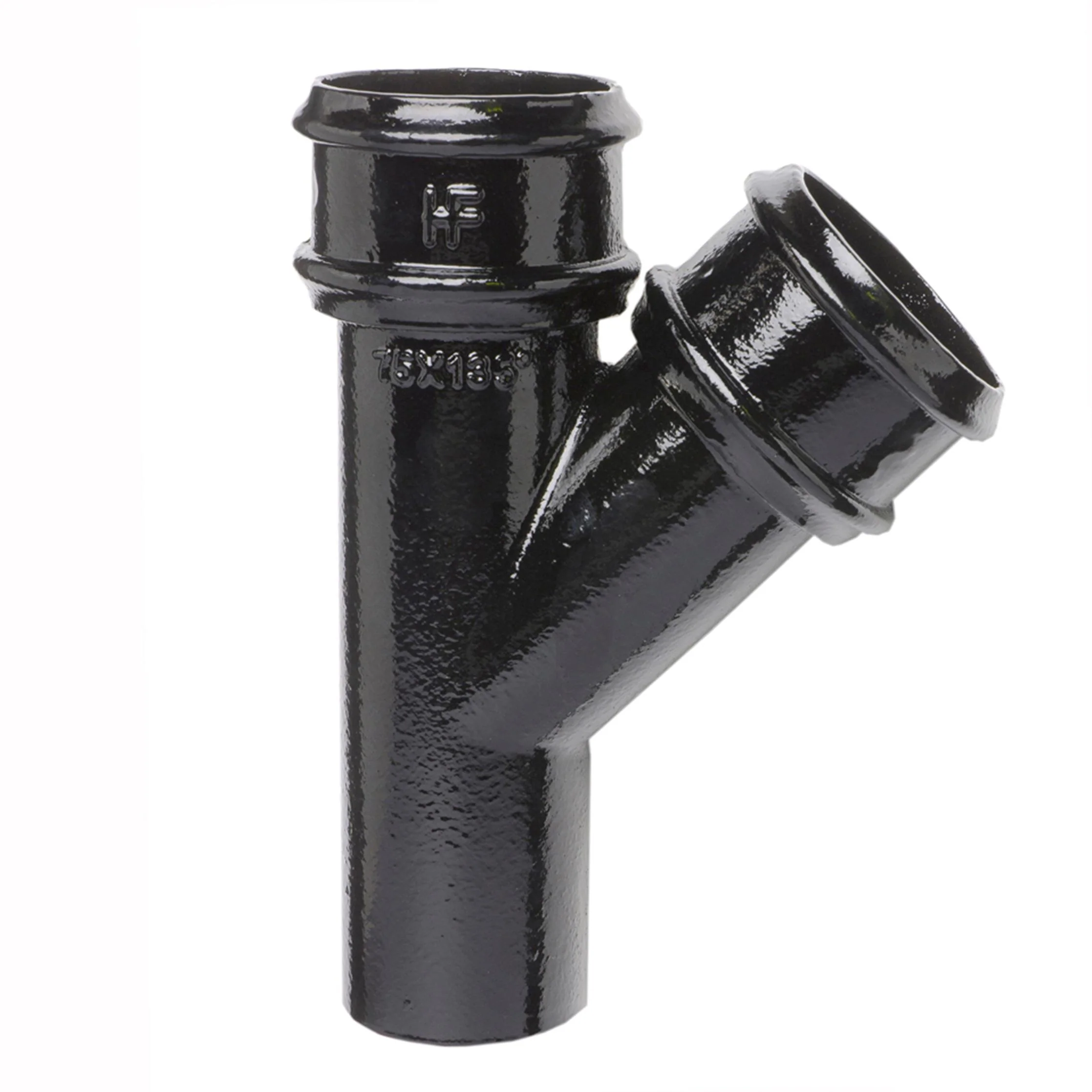 Hargreaves Cast Iron Round Downpipe Branch - Image 3