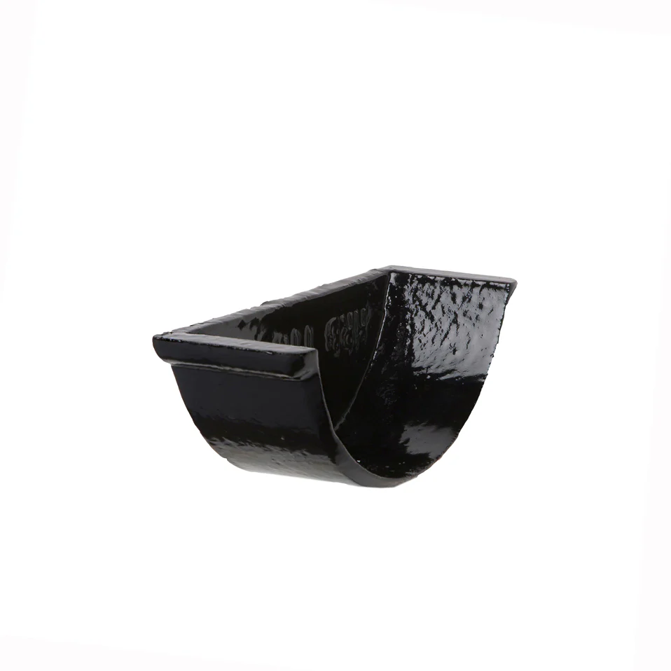 Hargreaves Half Round Beaded Cast Iron Stop End - Image 4