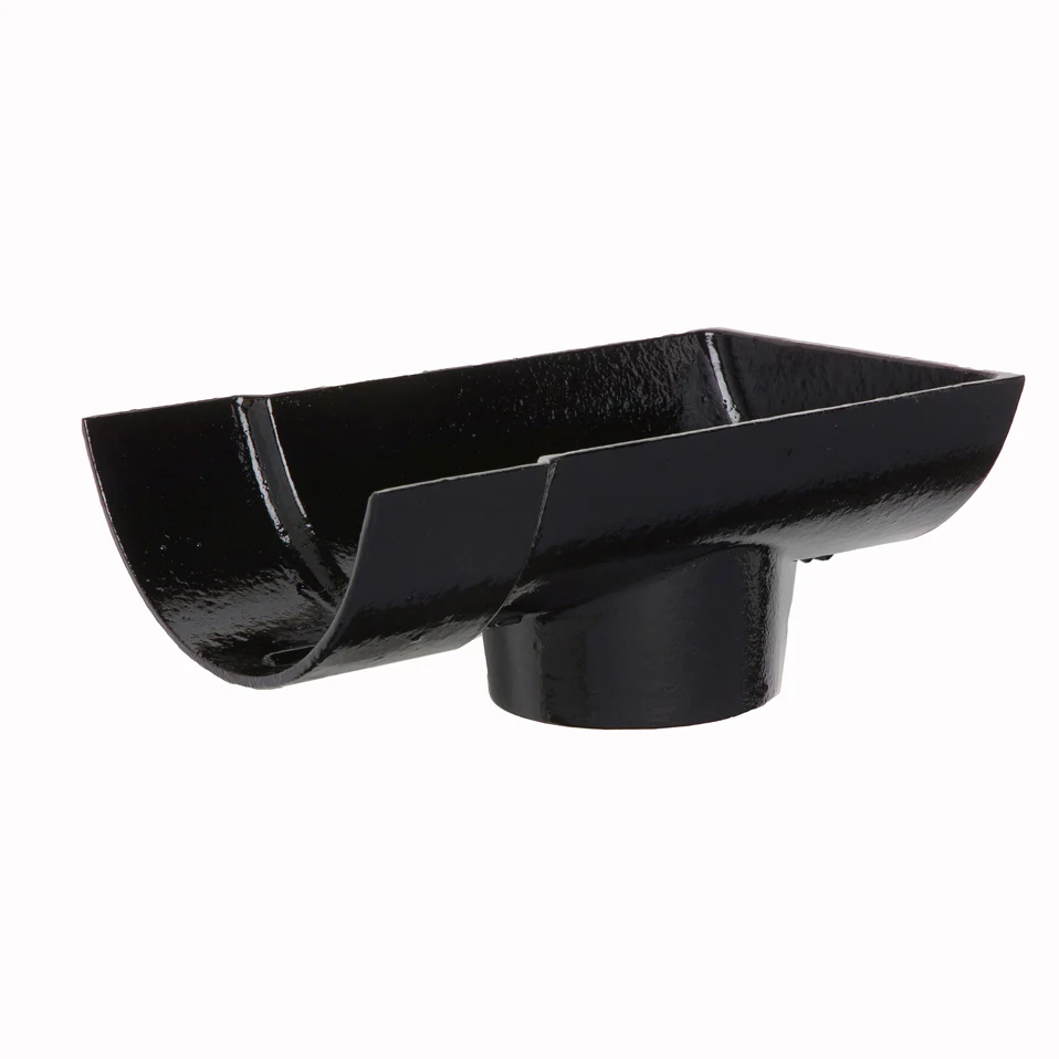 Hargreaves Plain Half Round Cast Iron Dropend - External
