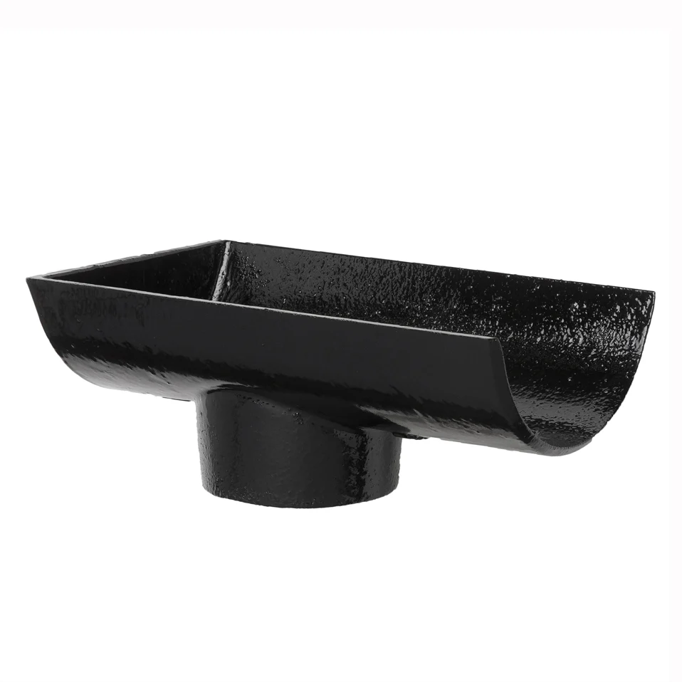 Hargreaves Plain Half Round Cast Iron Dropend - Internal