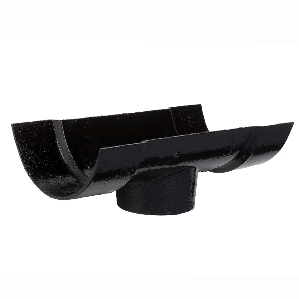 Hargreaves Plain Half Round Cast Iron Gutter Nozzle Outlet