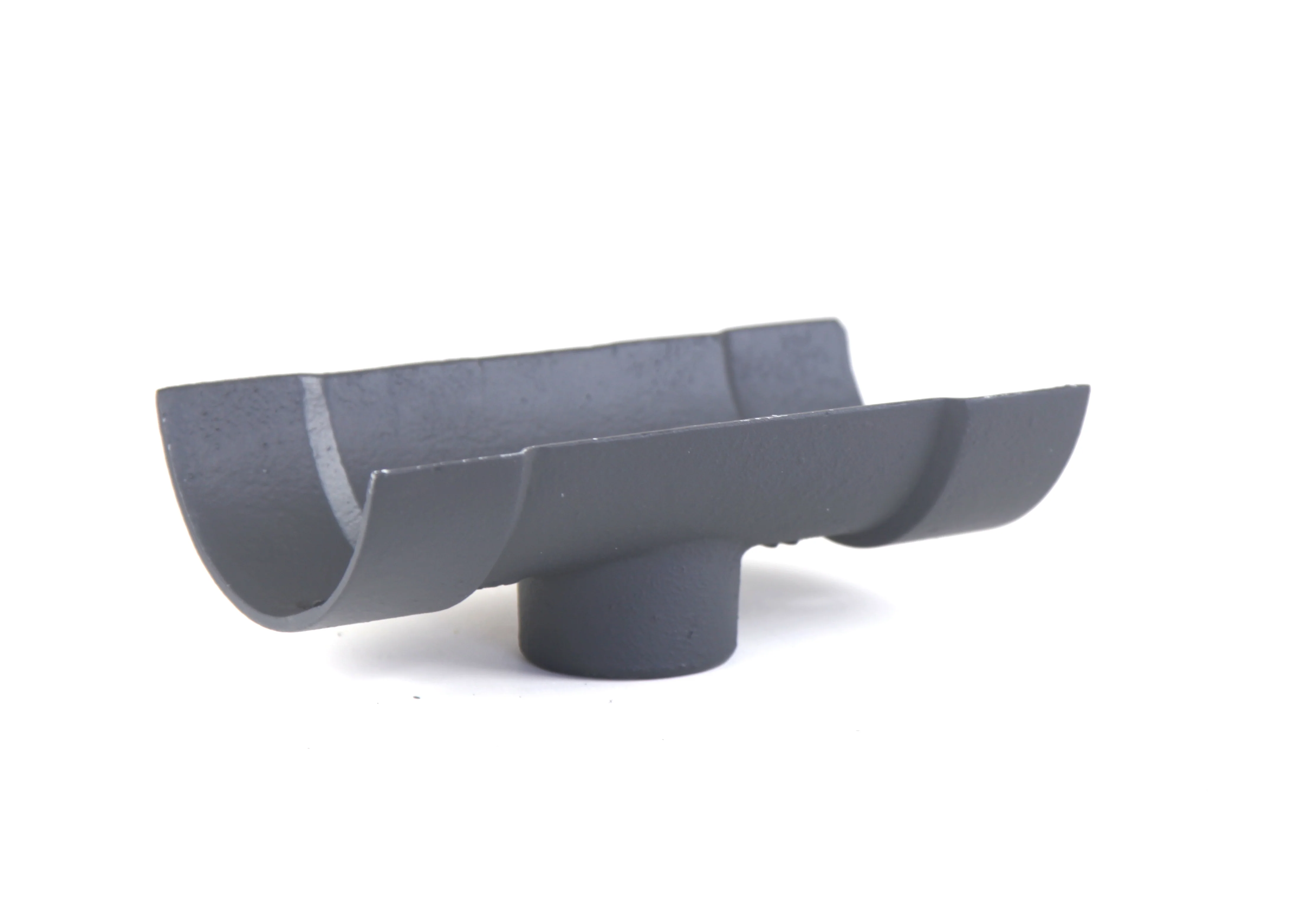 Hargreaves Plain Half Round Cast Iron Gutter Nozzle Outlet - Image 2