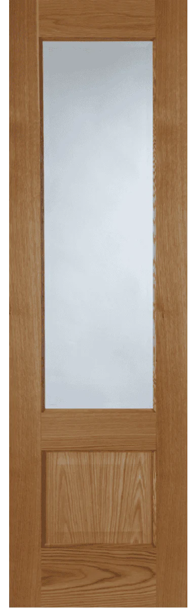 Mendes Chiswick 1 Light Clear Glazed Prefinished Oak Internal Door