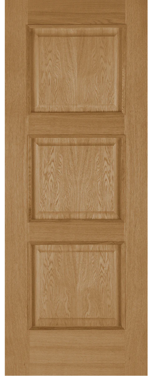 Mendes Madrid 3 Panel Prefinished Oak Internal Door