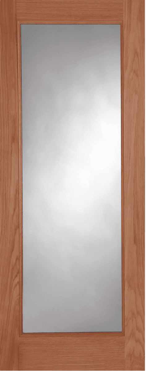 Mendes Pattern 10 Clear Glazed Unfinished Oak Internal Door