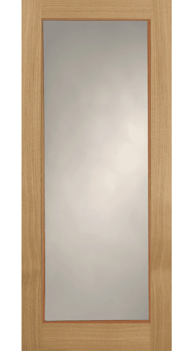 Mendes Wiltshire 1 Light Clear Glazed Prefinished Oak Internal Door