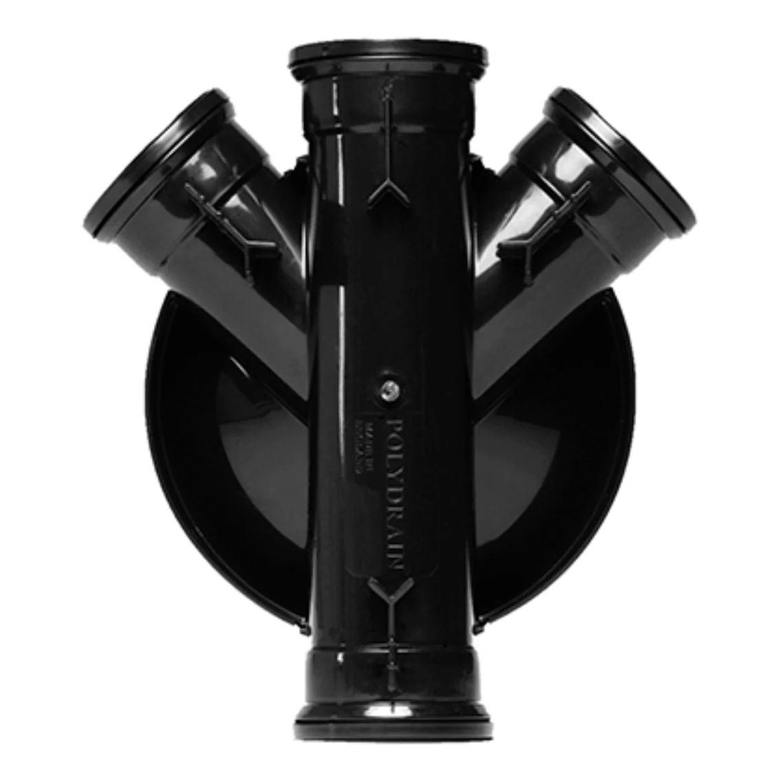 Polydrain 320mm Access Chamber Base - 4 x 110mm In/Outlets