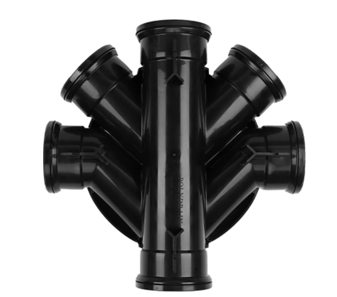 Polydrain 320mm Access Chamber Base - 6 x 110mm In/Outlets