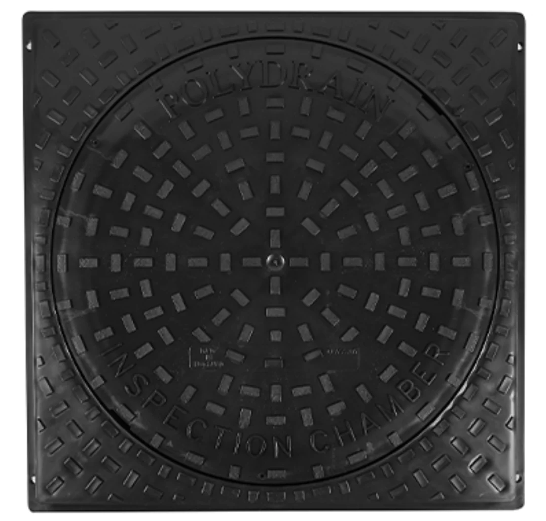 Polydrain A15 Pedestrian Square Cover & Frame - 450mm Dia.