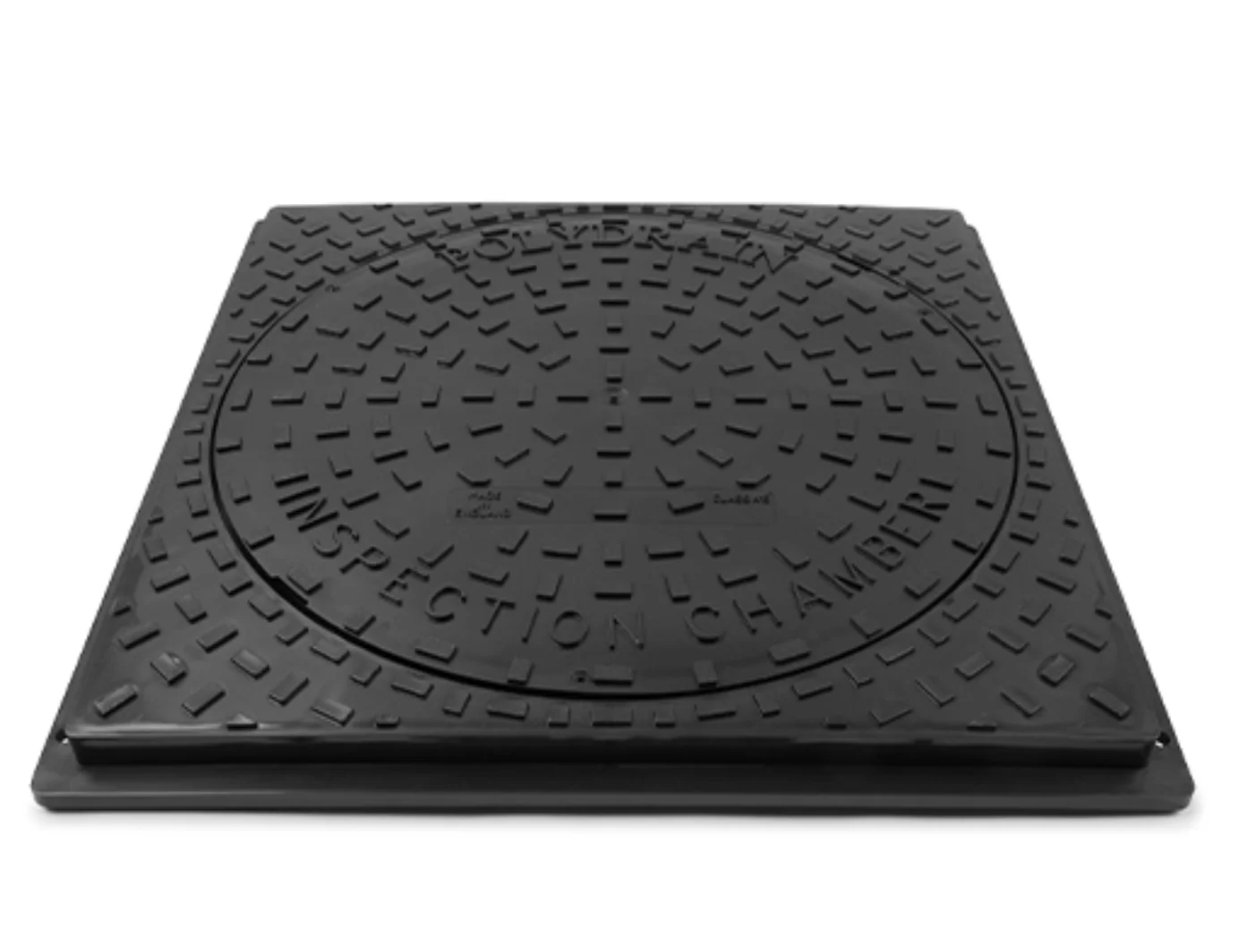 Polydrain A15 Pedestrian Square Cover & Frame - 450mm Dia. - Image 2