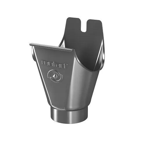 RoofArt 125mm to 87mm Steel Guttering Outlet