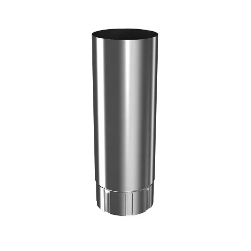RoofArt 100mm Steel Guttering Intermediate Downpipe - 1m