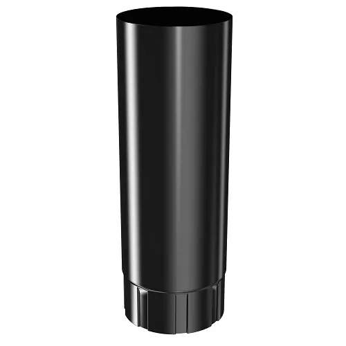 RoofArt 100mm Steel Guttering Intermediate Downpipe - 1m - Image 2