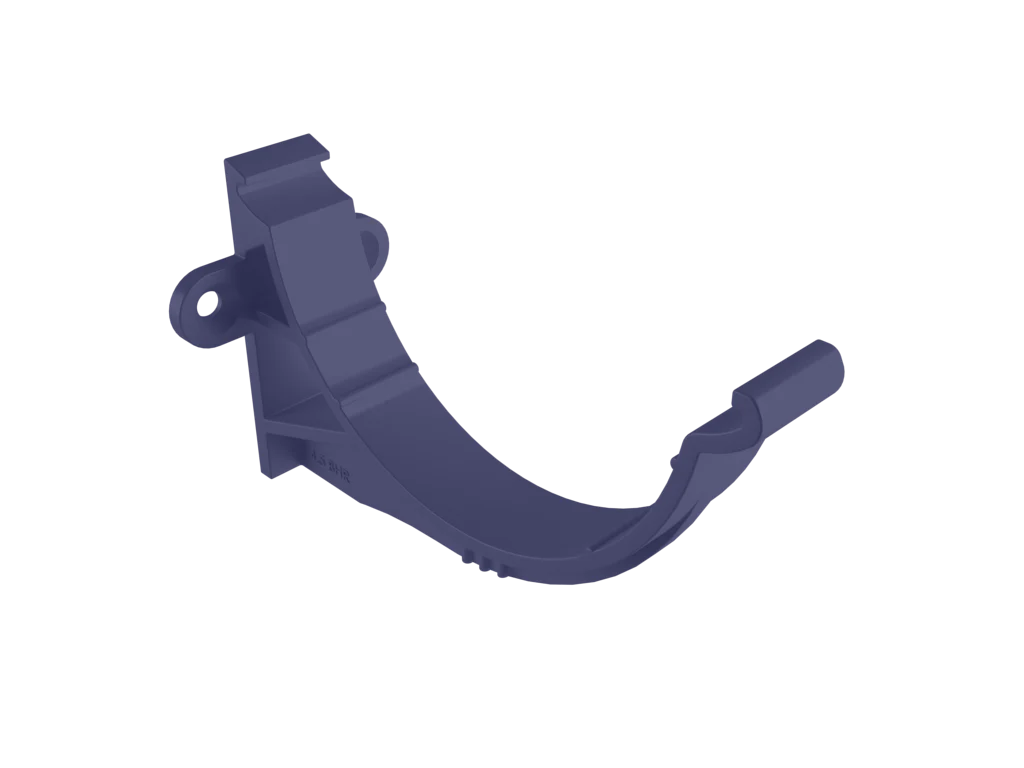 Sentinal Snap-Fit Aluminium Beaded Half Round Fascia Bracket - Image 5