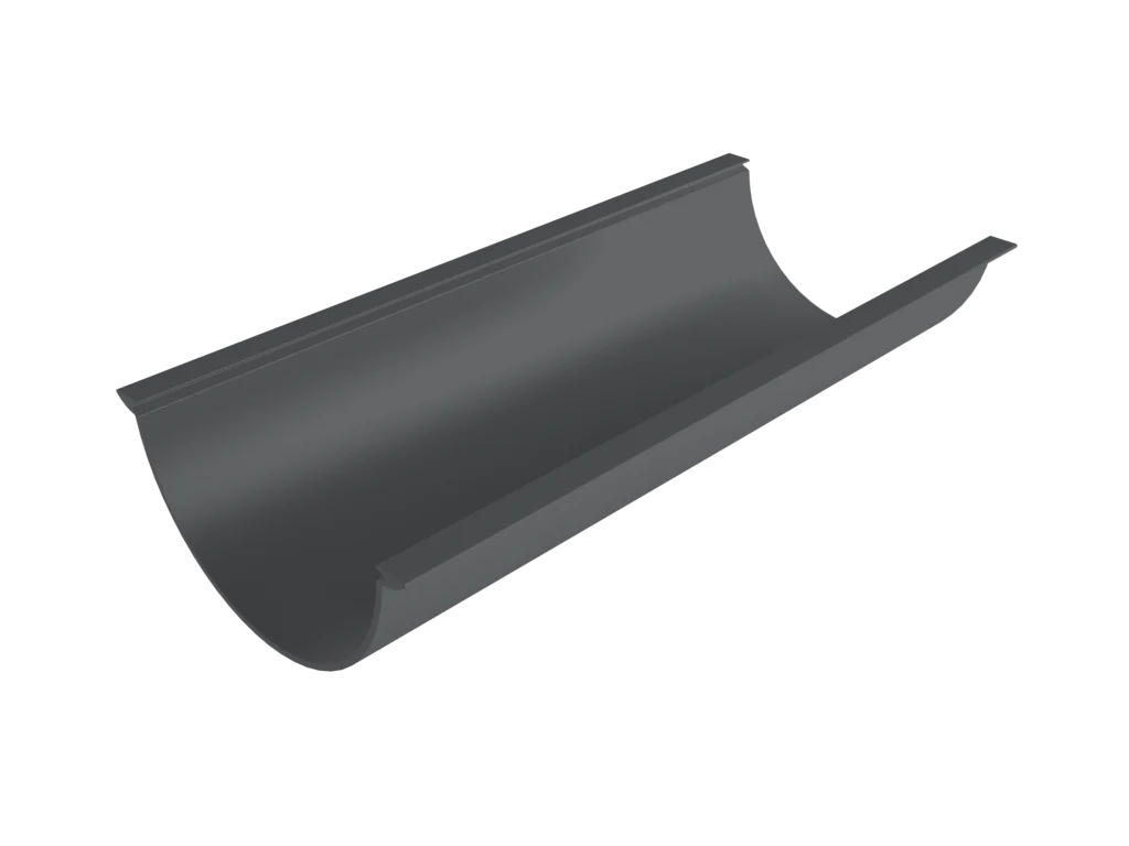 Sentinal Snap-Fit Aluminium Beaded Half Round Gutter - 114mm - Image 13