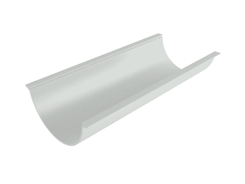 Sentinal Snap-Fit Aluminium Beaded Half Round Gutter - 114mm - Image 16