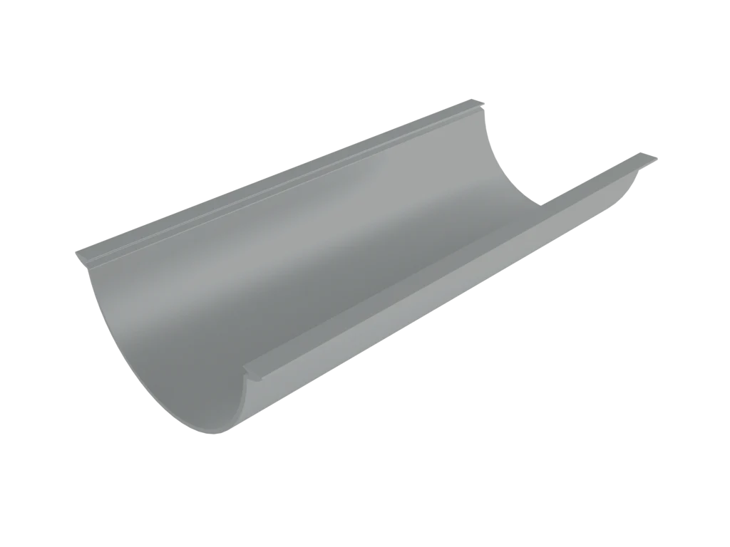 Sentinal Snap-Fit Aluminium Beaded Half Round Gutter - 114mm - Image 17