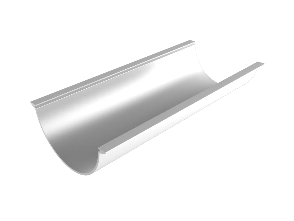 Sentinal Snap-Fit Aluminium Beaded Half Round Gutter - 114mm - Image 22