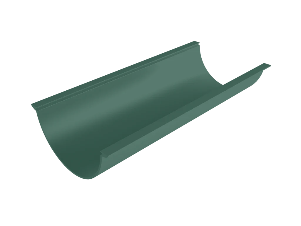 Sentinal Snap-Fit Aluminium Beaded Half Round Gutter - 114mm - Image 9