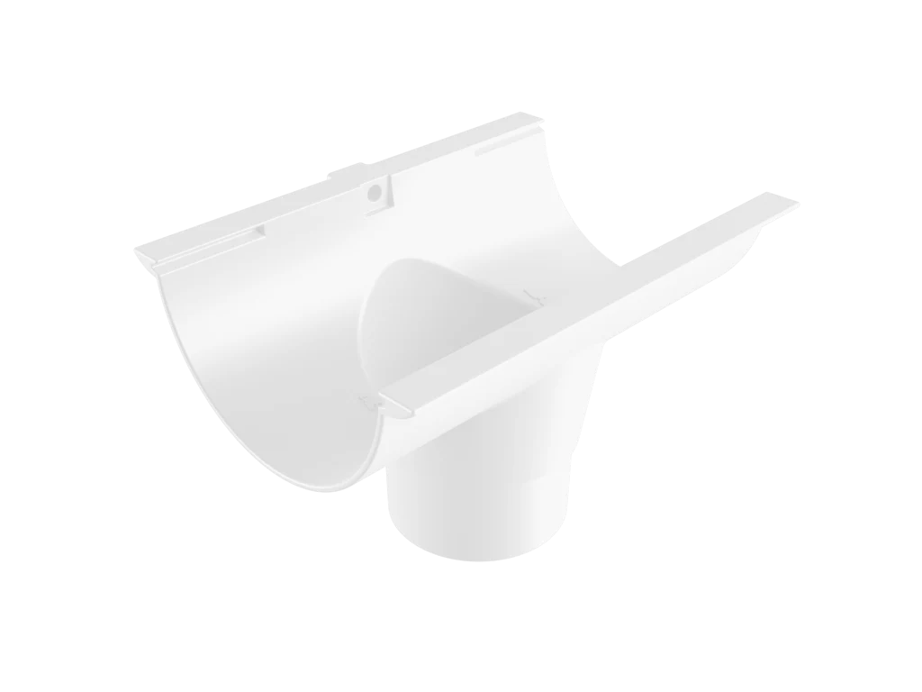 Sentinal Snap-Fit Aluminium Beaded Half Round Gutter Outlet - 150mm - Image 37