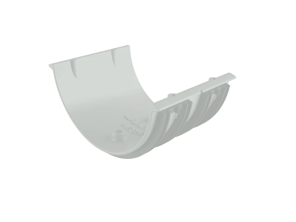 Sentinal Snap-Fit Aluminium Beaded Half Round Gutter Union Connector - Image 13
