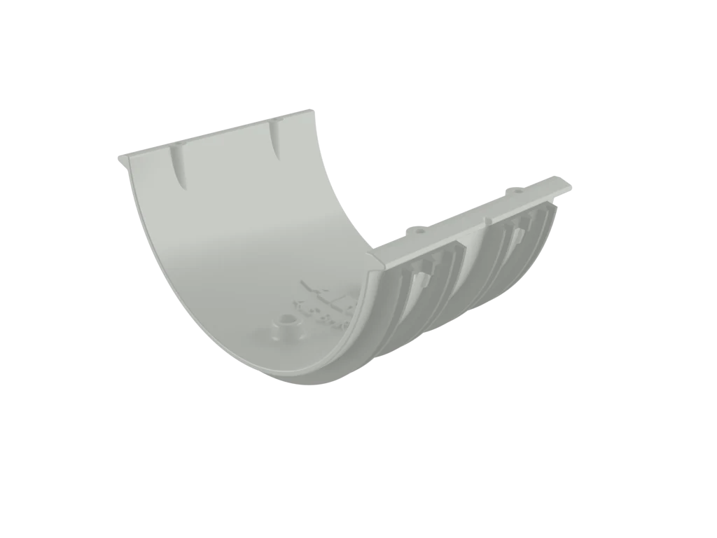 Sentinal Snap-Fit Aluminium Beaded Half Round Gutter Union Connector - Image 15