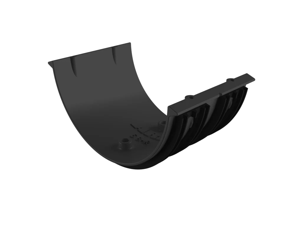 Sentinal Snap-Fit Aluminium Beaded Half Round Gutter Union Connector - Image 21