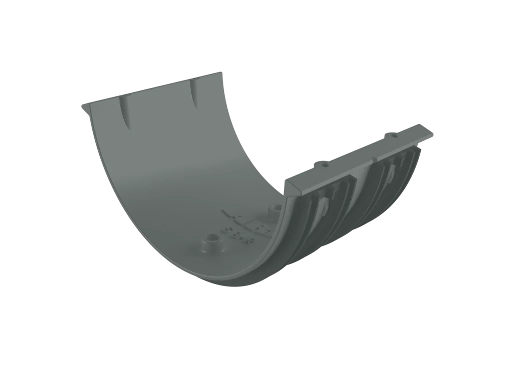 Sentinal Snap-Fit Aluminium Beaded Half Round Gutter Union Connector - Image 29