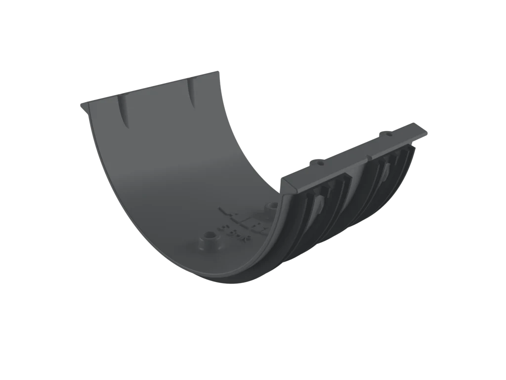 Sentinal Snap-Fit Aluminium Beaded Half Round Gutter Union Connector - Image 32