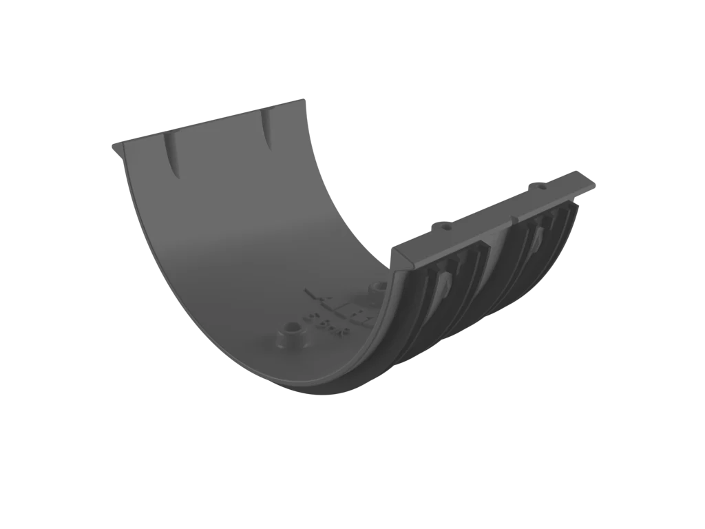 Sentinal Snap-Fit Aluminium Beaded Half Round Gutter Union Connector - Image 33