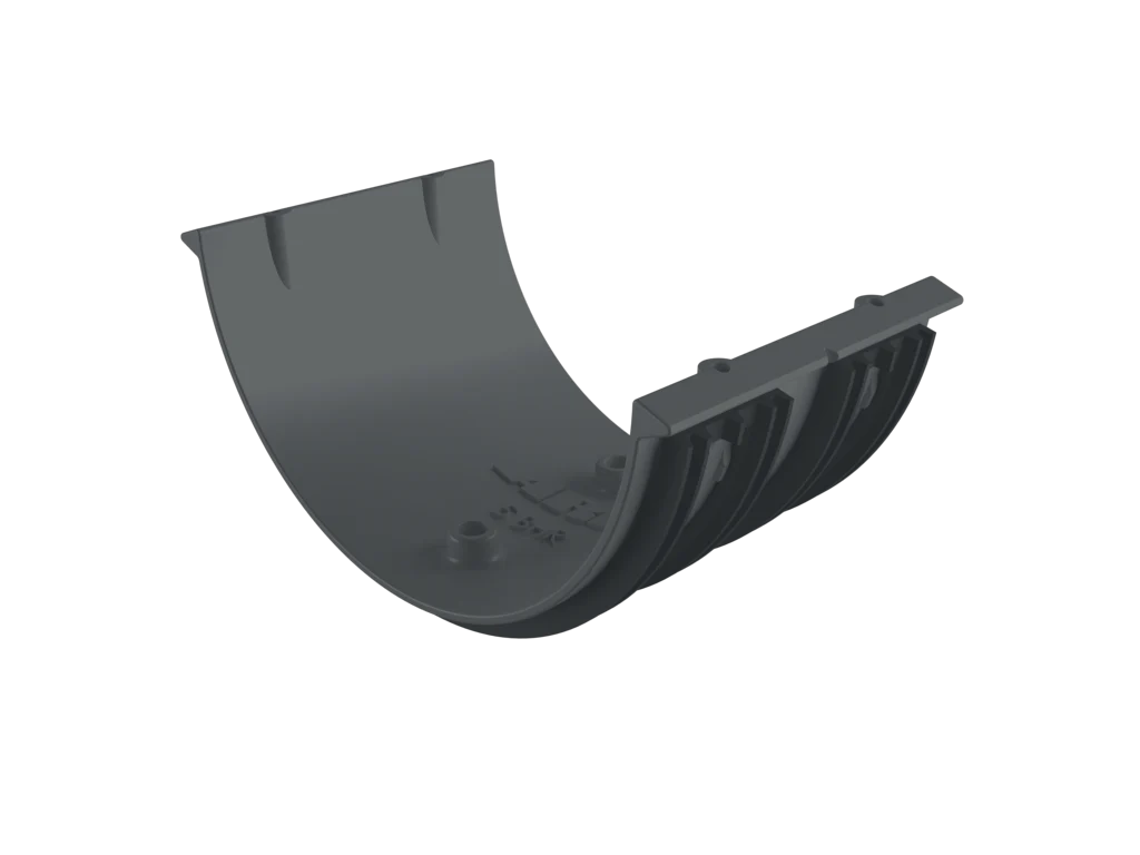 Sentinal Snap-Fit Aluminium Beaded Half Round Gutter Union Connector - Image 34