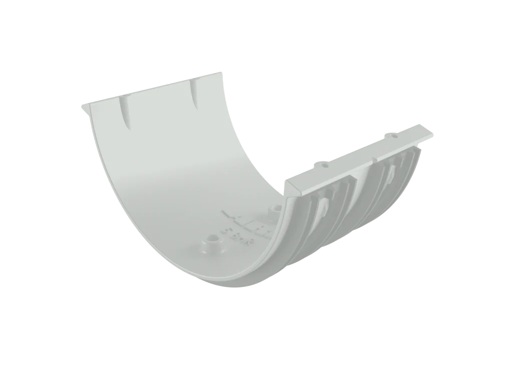 Sentinal Snap-Fit Aluminium Beaded Half Round Gutter Union Connector - Image 35
