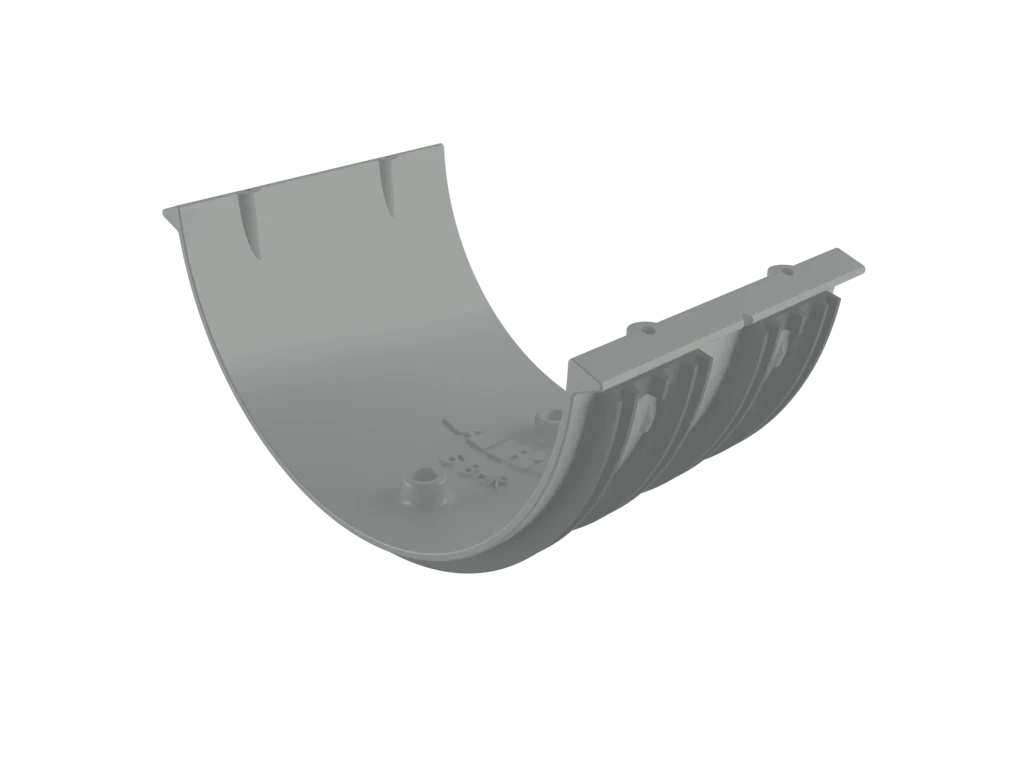 Sentinal Snap-Fit Aluminium Beaded Half Round Gutter Union Connector - Image 36