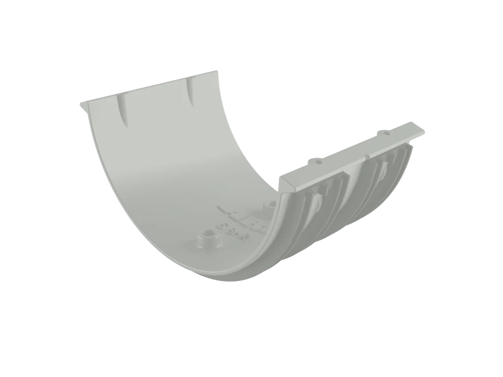 Sentinal Snap-Fit Aluminium Beaded Half Round Gutter Union Connector - Image 37