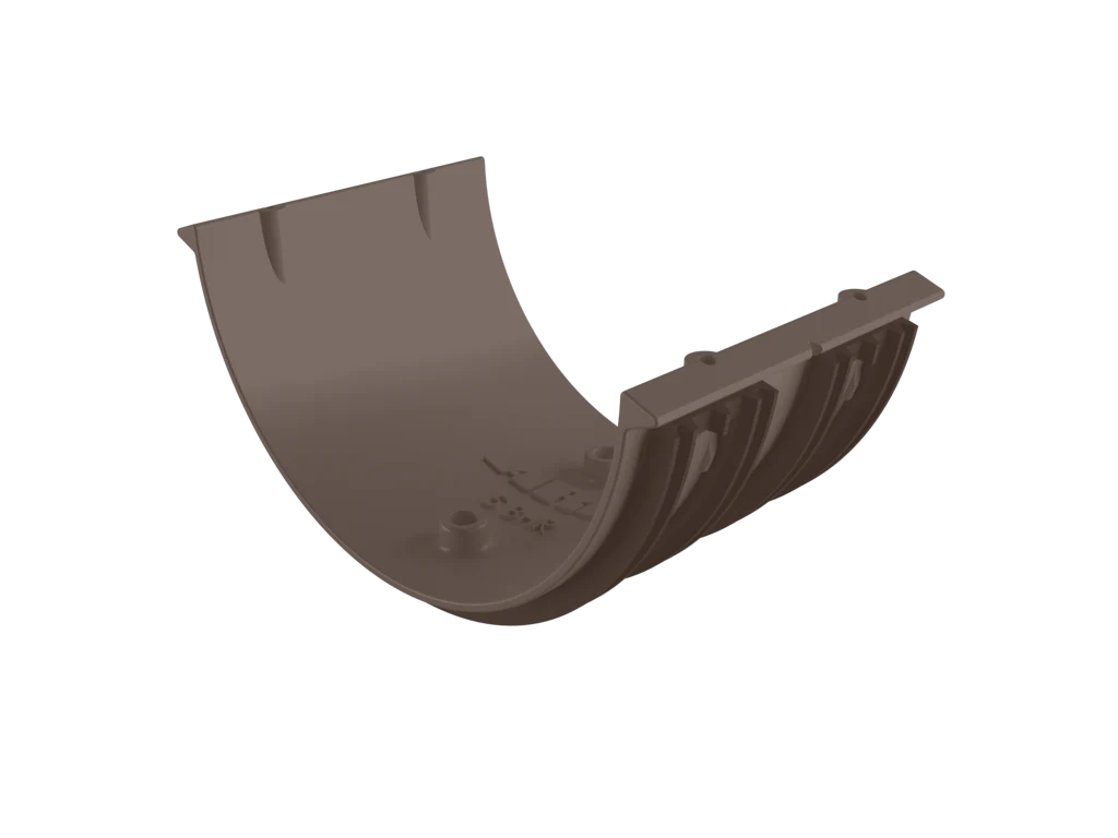 Sentinal Snap-Fit Aluminium Beaded Half Round Gutter Union Connector - Image 38